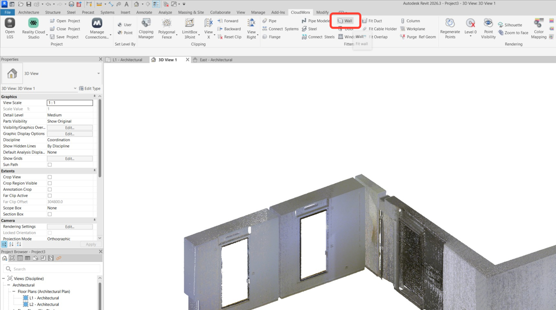 Using the Wall fitter tool in CloudWorx for Revit - Step 25.png