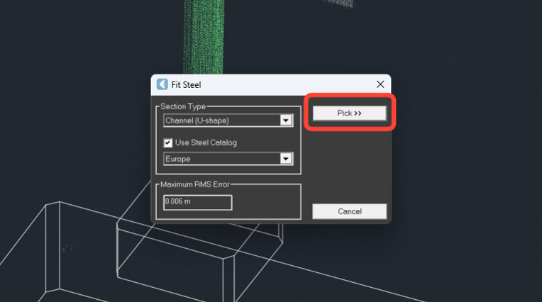 Advanced Steel fitting in CloudWorx for AutoCAD - Step 38.jpeg