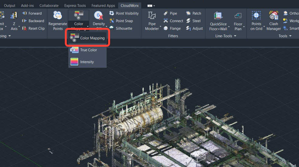 Advanced Steel fitting in CloudWorx for AutoCAD - Step 5.jpeg