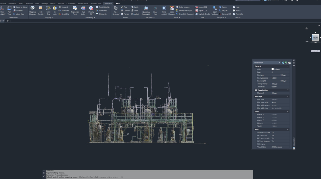 Extracting Pipe in CloudWorx for AutoCAD - Step 1.jpeg